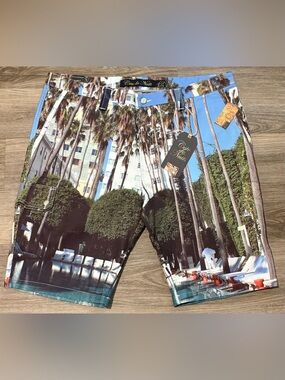 Cote de Nuits Scenic Shorts Hand-Crafted Cotton Size 42 MSRP $70 New with Tags